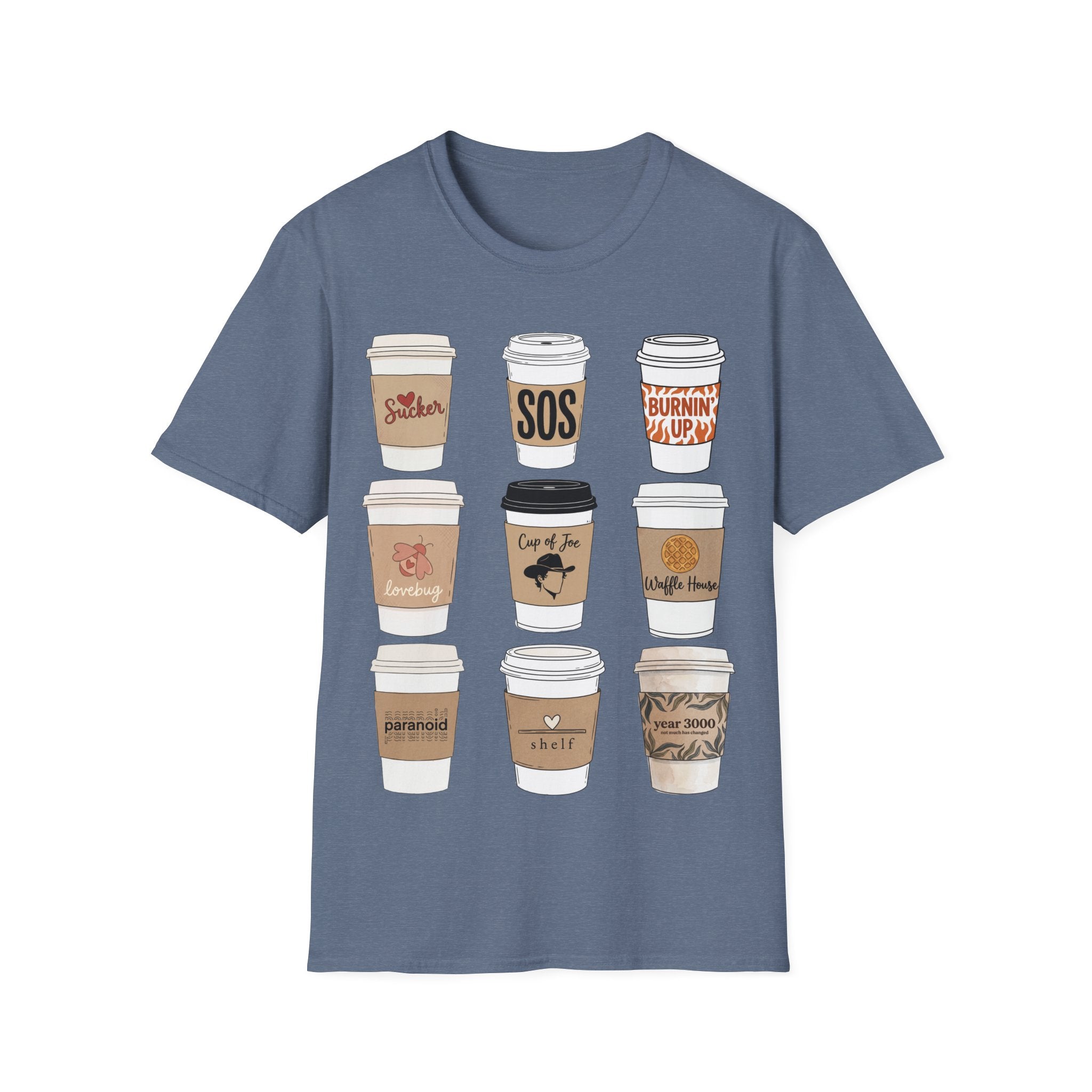 Cup of Joe Coffee Shirt - Aesthetic JoBros Fan Graphic T-Shirt