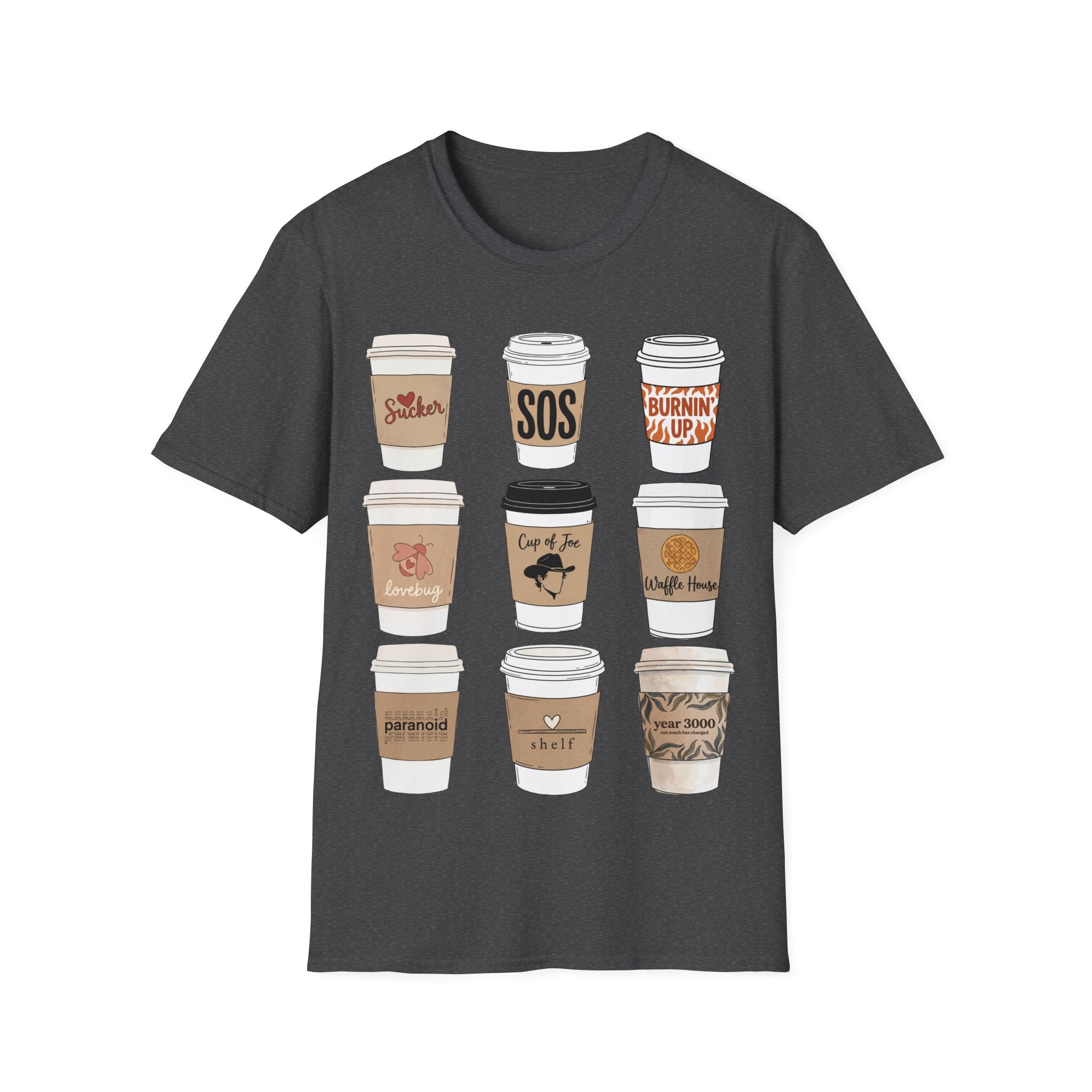 Cup of Joe Coffee Shirt - Aesthetic JoBros Fan Graphic T-Shirt
