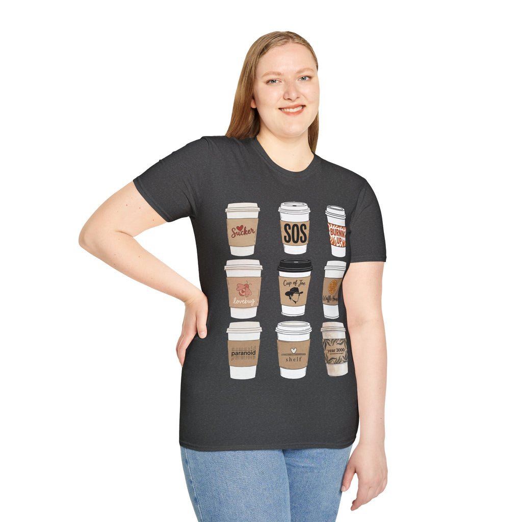 Cup of Joe Coffee Shirt - Aesthetic JoBros Fan Graphic T-Shirt