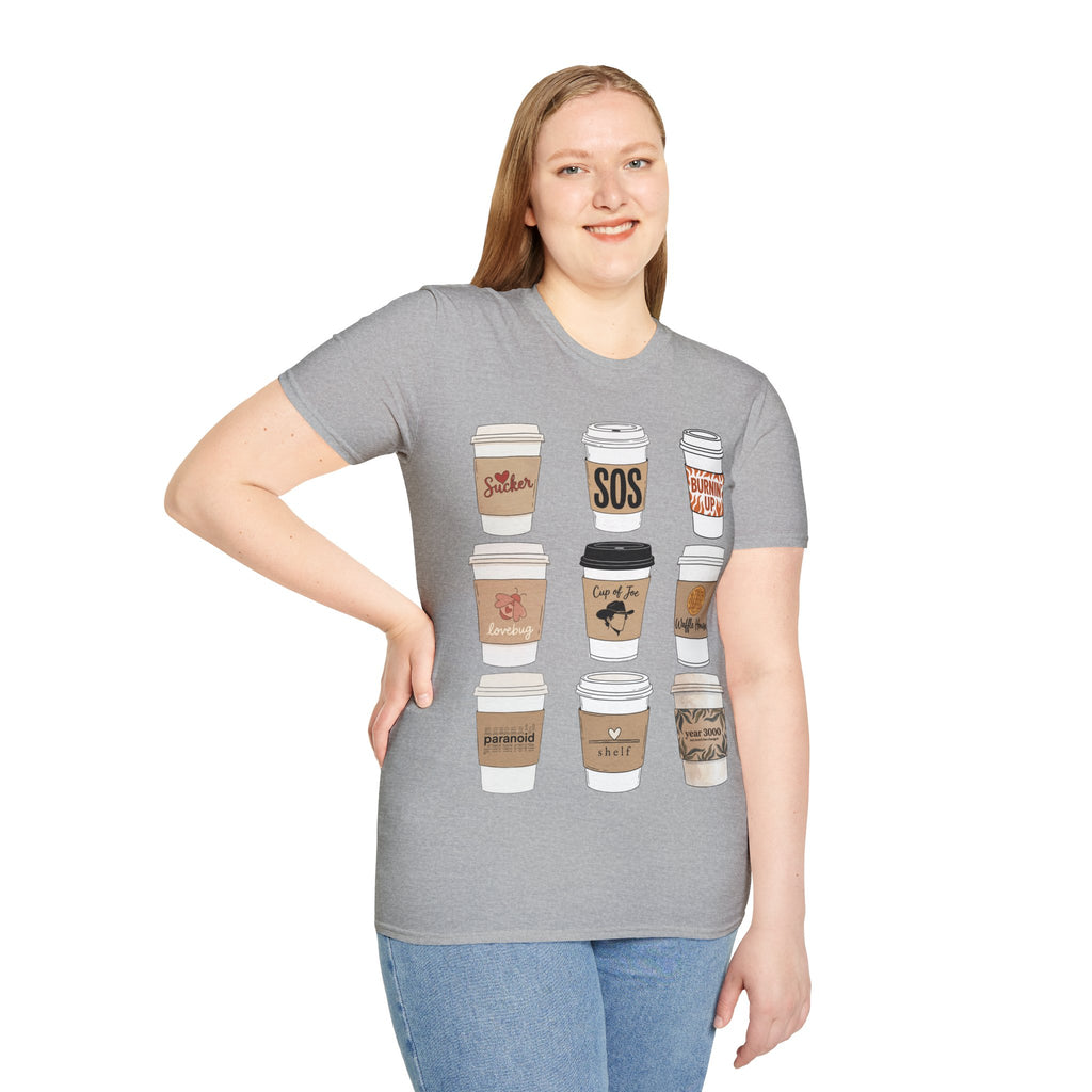 Cup of Joe Coffee Shirt - Aesthetic JoBros Fan Graphic T-Shirt