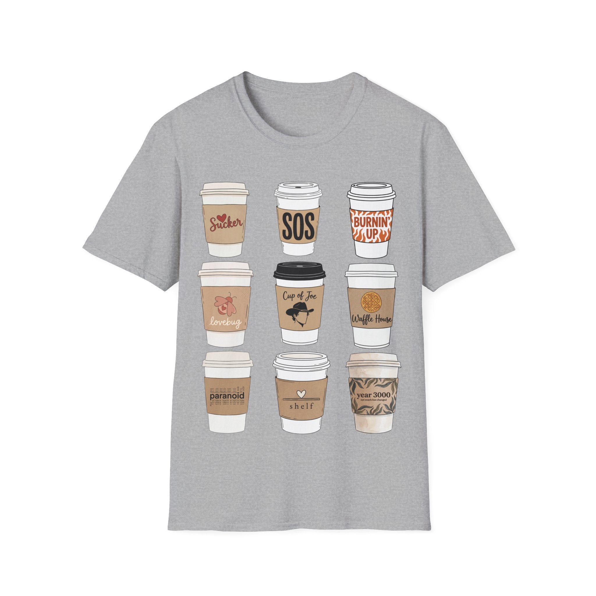 Cup of Joe Coffee Shirt - Aesthetic JoBros Fan Graphic T-Shirt