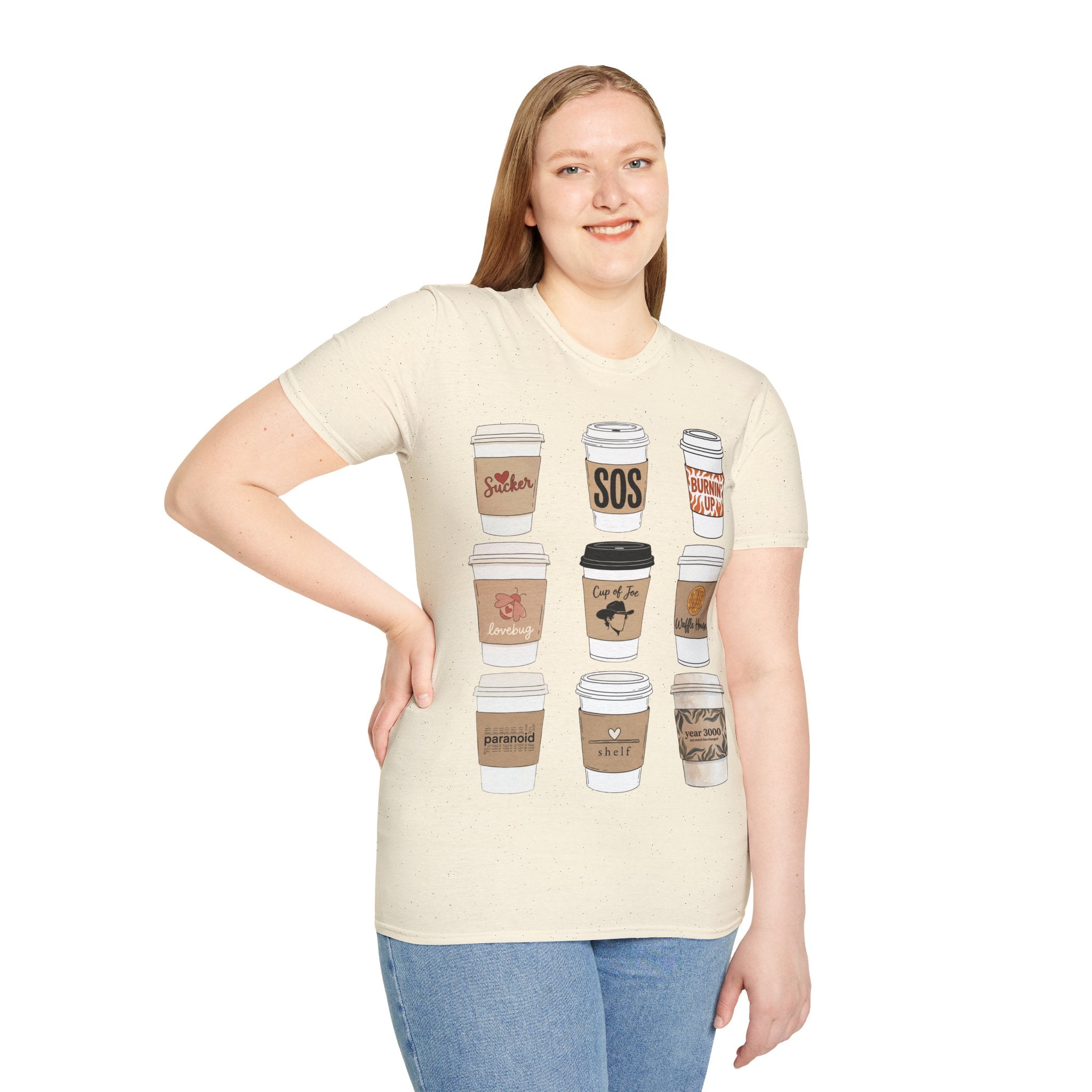 Cup of Joe Coffee Shirt - Aesthetic JoBros Fan Graphic T-Shirt