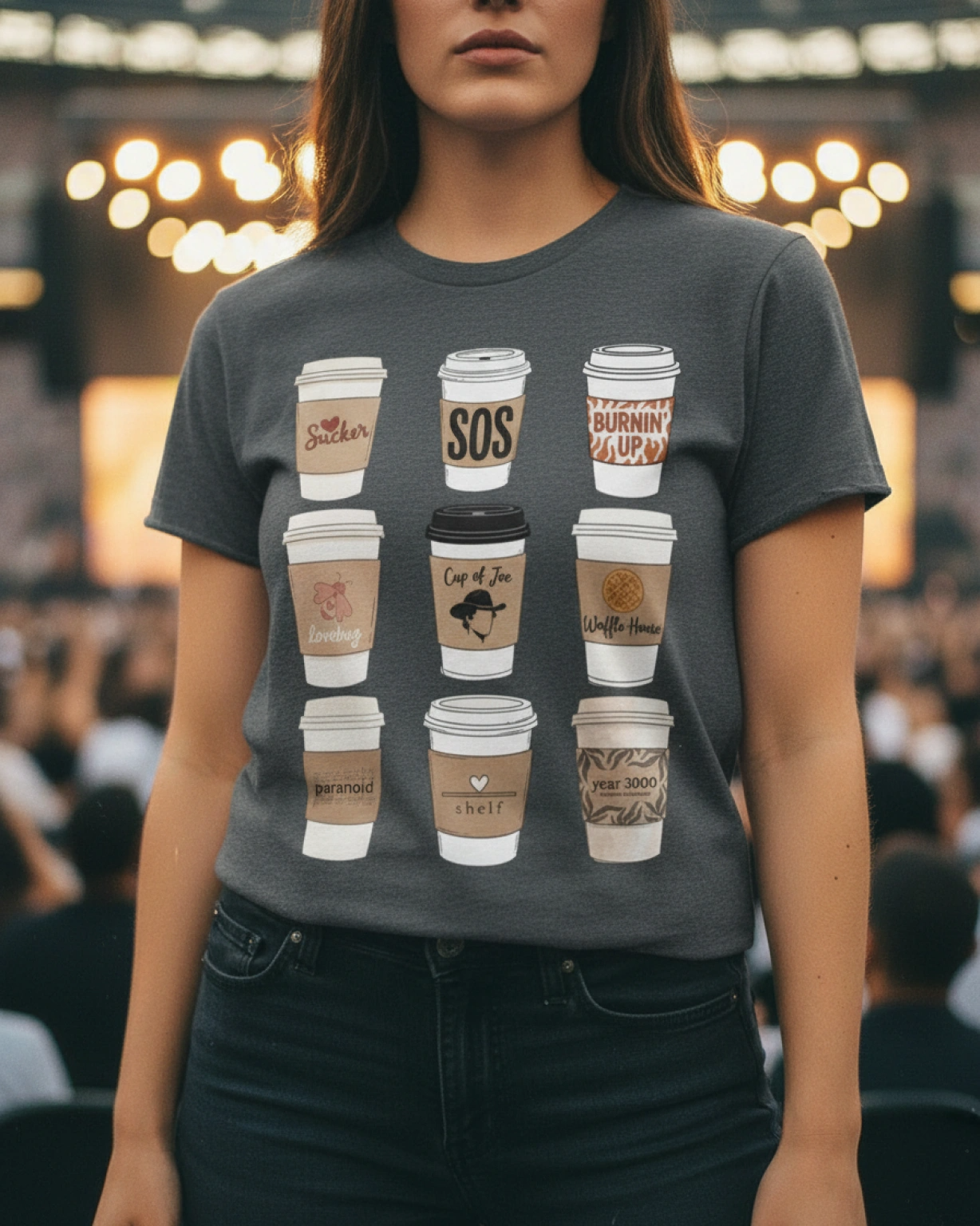 Cup of Joe Coffee Shirt - Aesthetic JoBros Fan Graphic T-Shirt