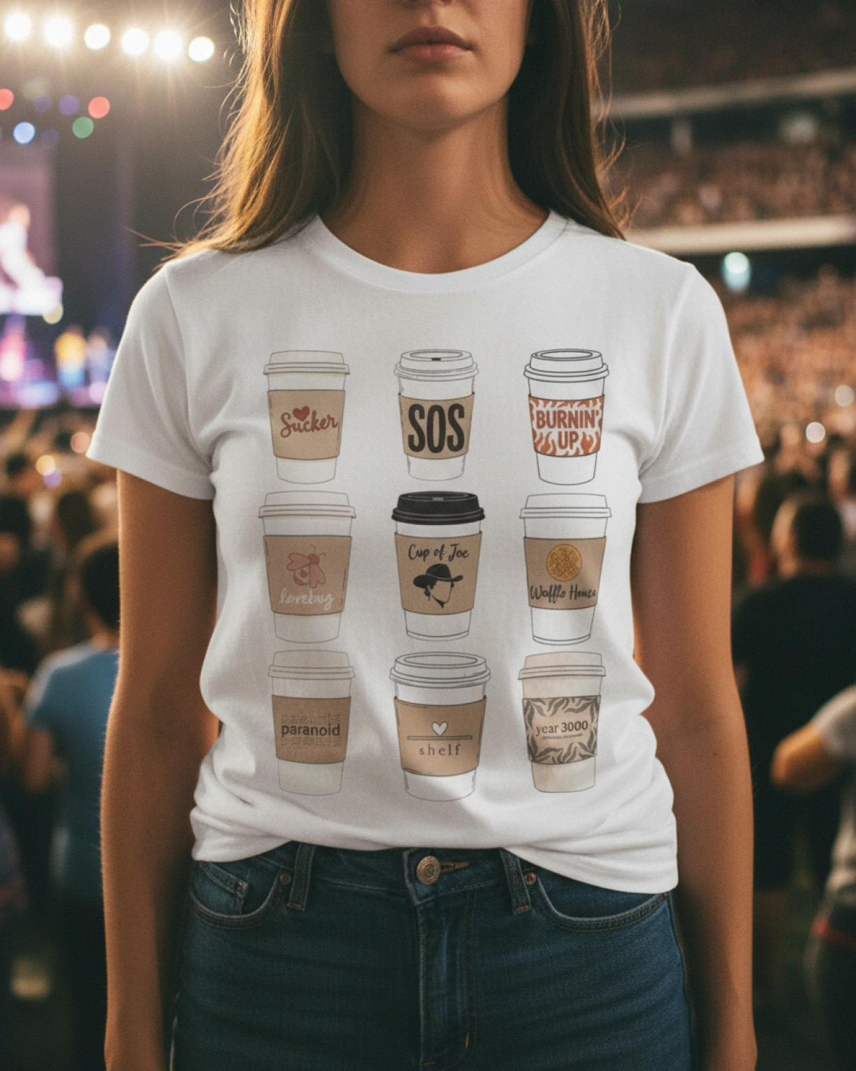 Cup of Joe Coffee Shirt - Aesthetic JoBros Fan Graphic T-Shirt