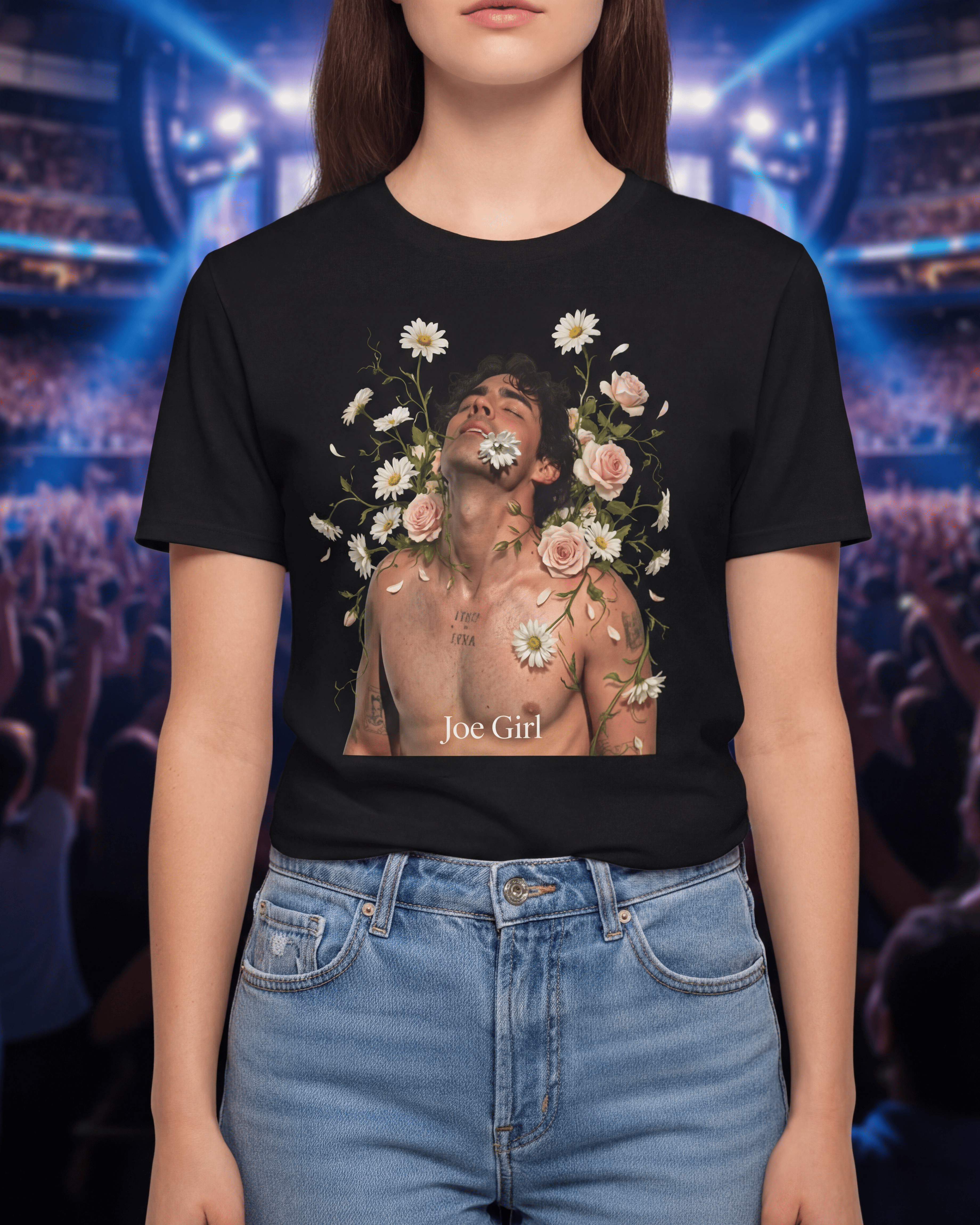 Joe Girl Floral Portrait Tee