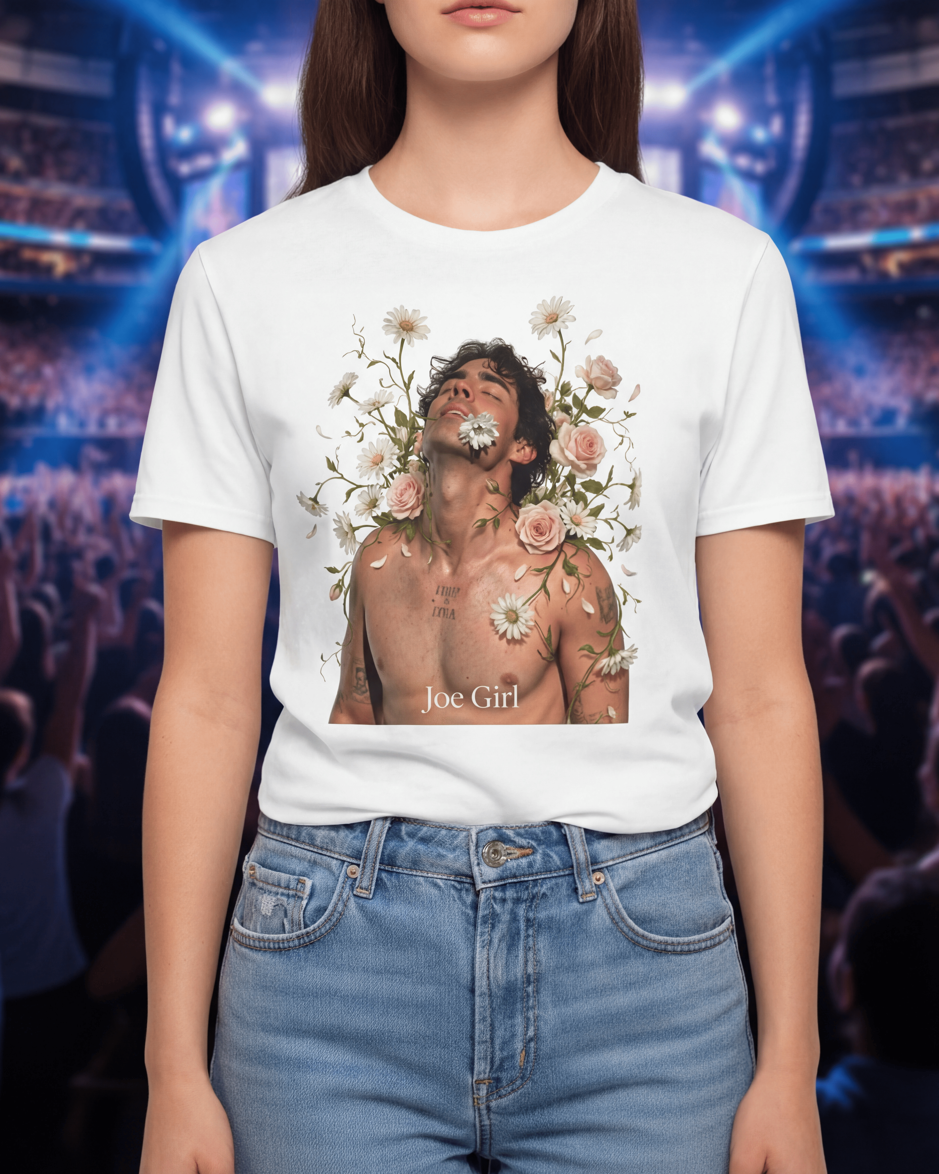 Joe Girl Floral Portrait Tee