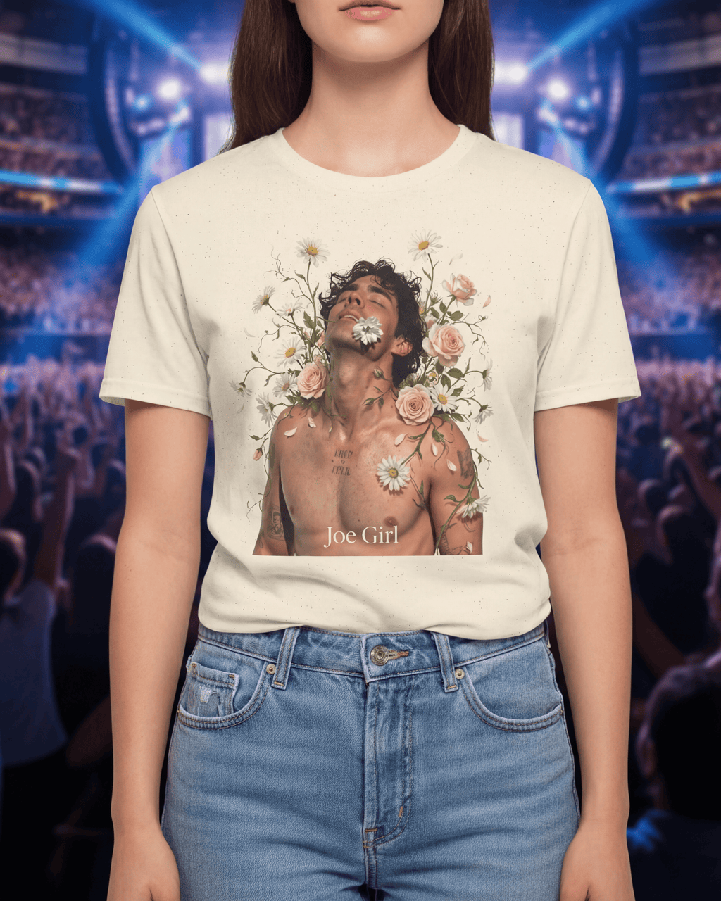 Joe Girl Floral Portrait Tee