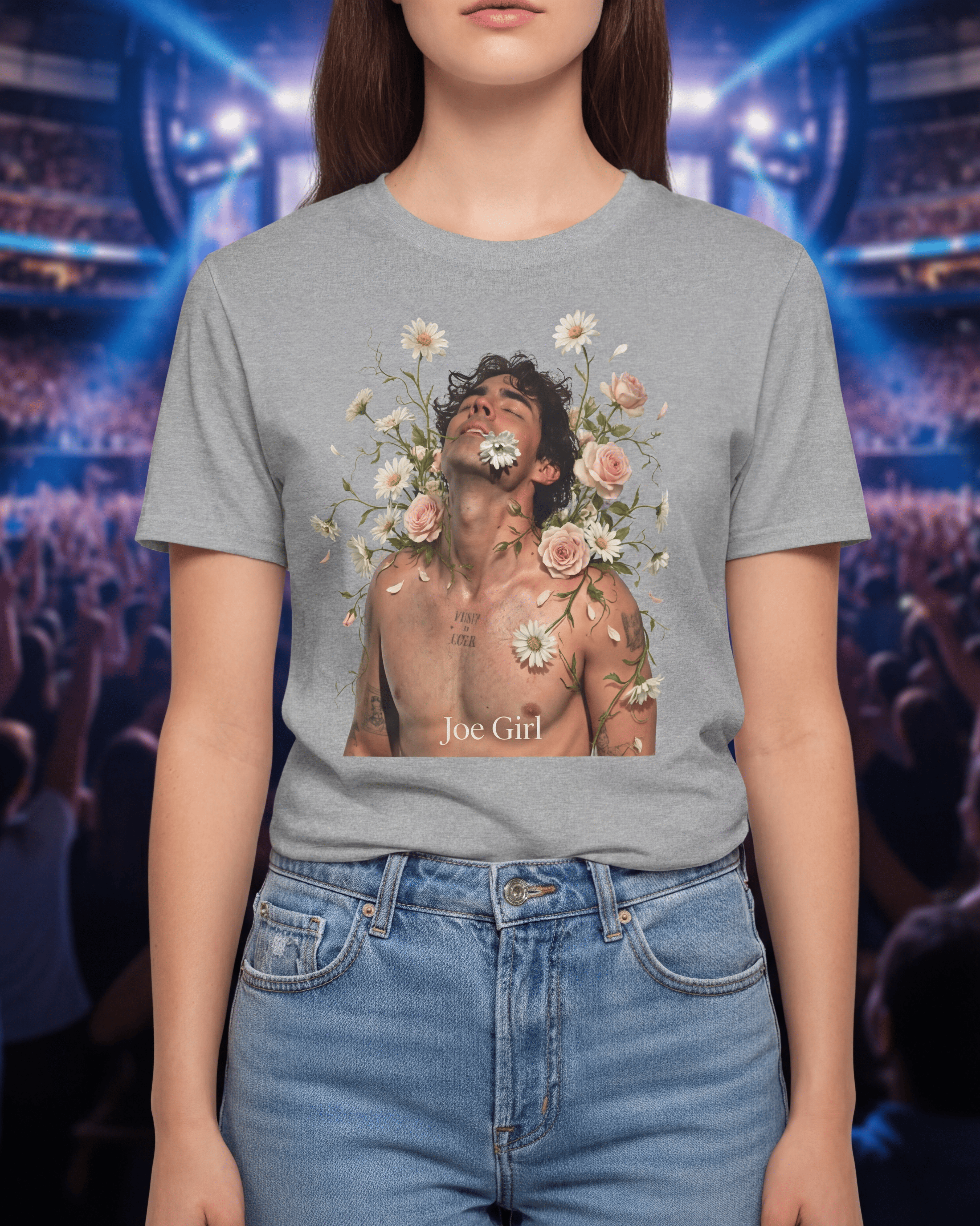 Joe Girl Floral Portrait Tee